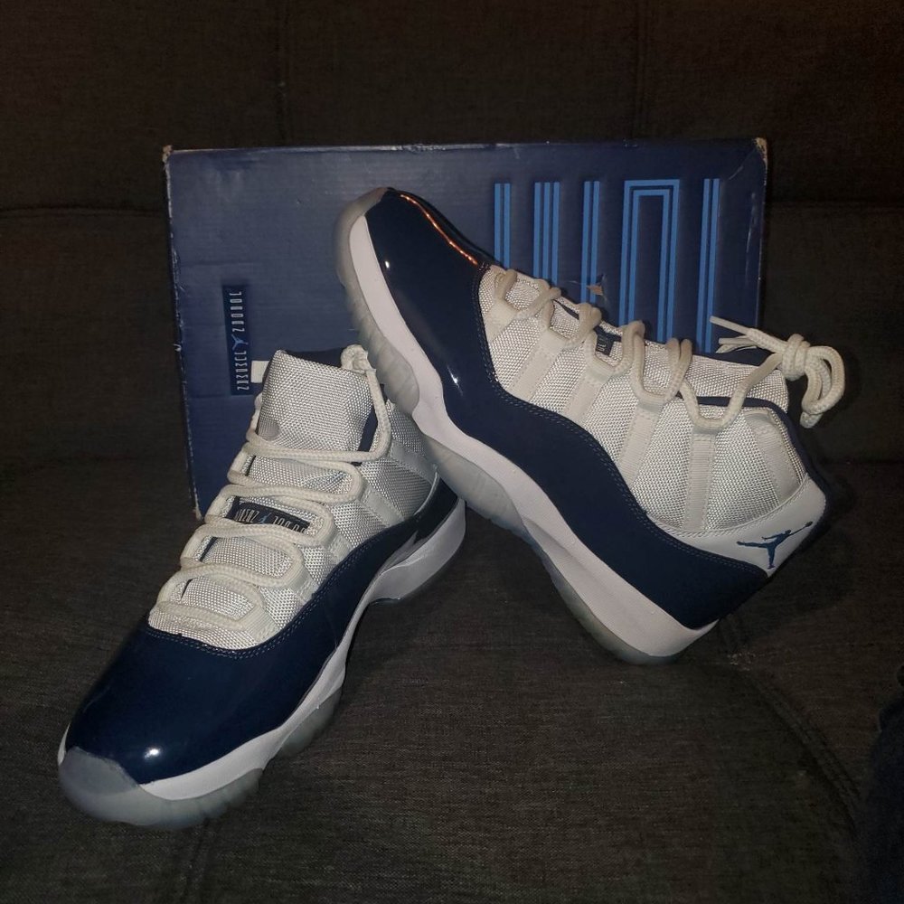 2017 DS Special Box Jordan 11 Retro High Concord UNC 'Win Like '82' Size 10.5